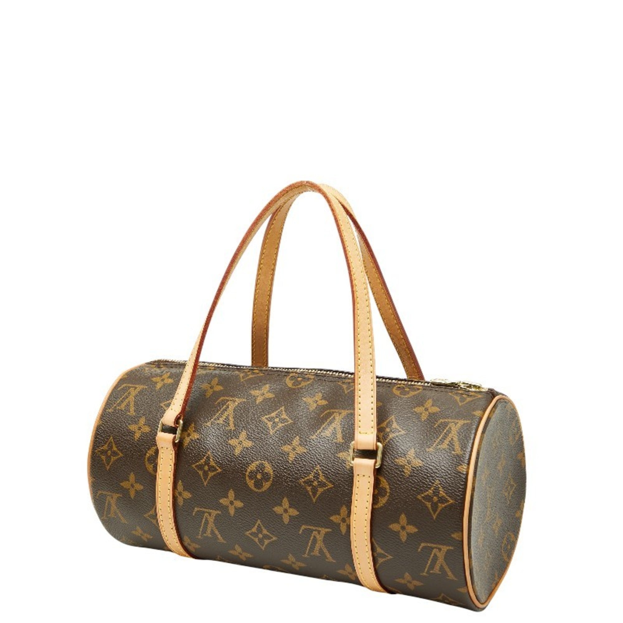 Louis Vuitton Monogram Brown Pvc Leather Handbag (Pre-Owned)