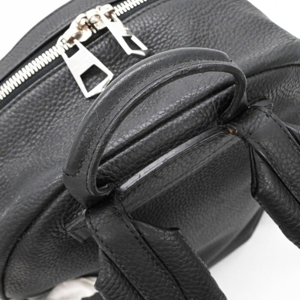 Louis Vuitton Black Leather Backpack (Pre-Owned)