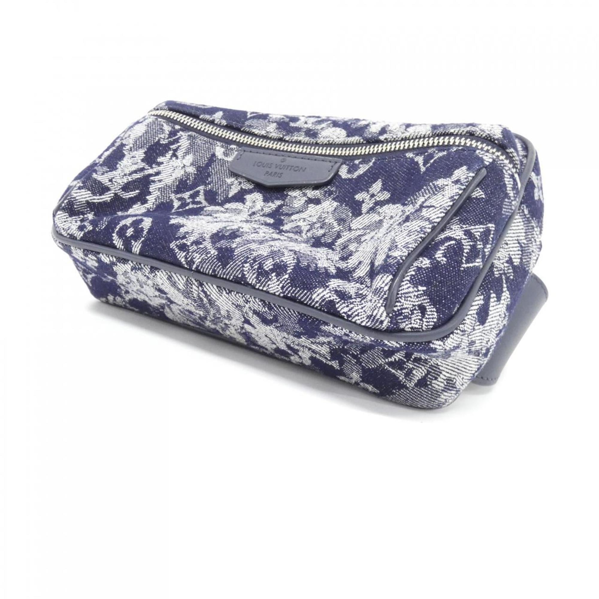 Louis Vuitton Blue Denim Fanny Pack (Pre-Owned)