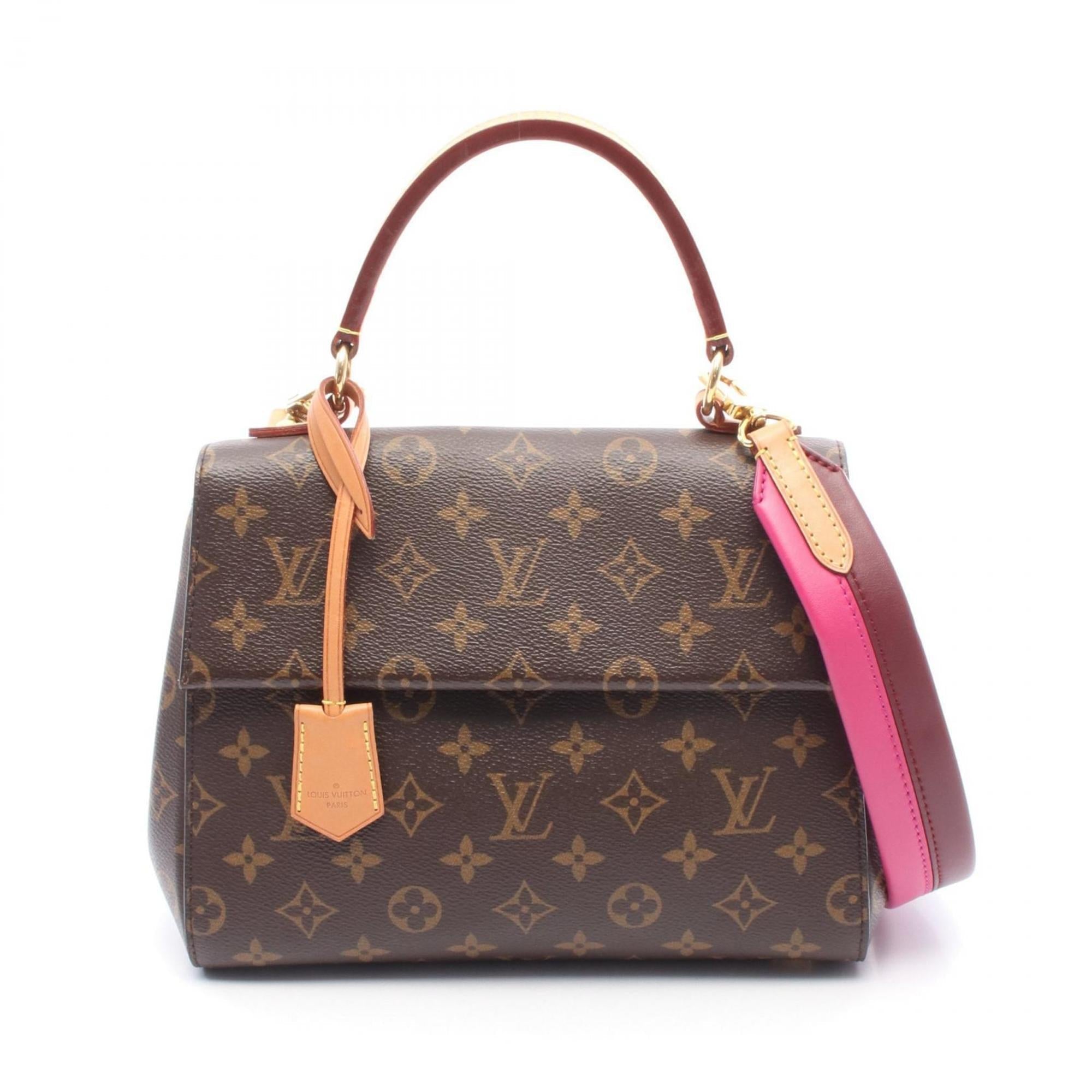 Louis Vuitton Brown Pvc Leather Handbag (Pre-Owned)