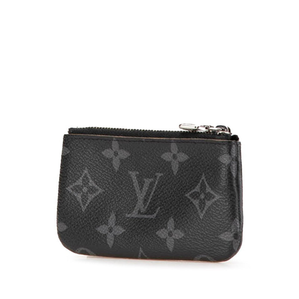Louis Vuitton Black Gray Pvc Pochette (Pre-Owned)