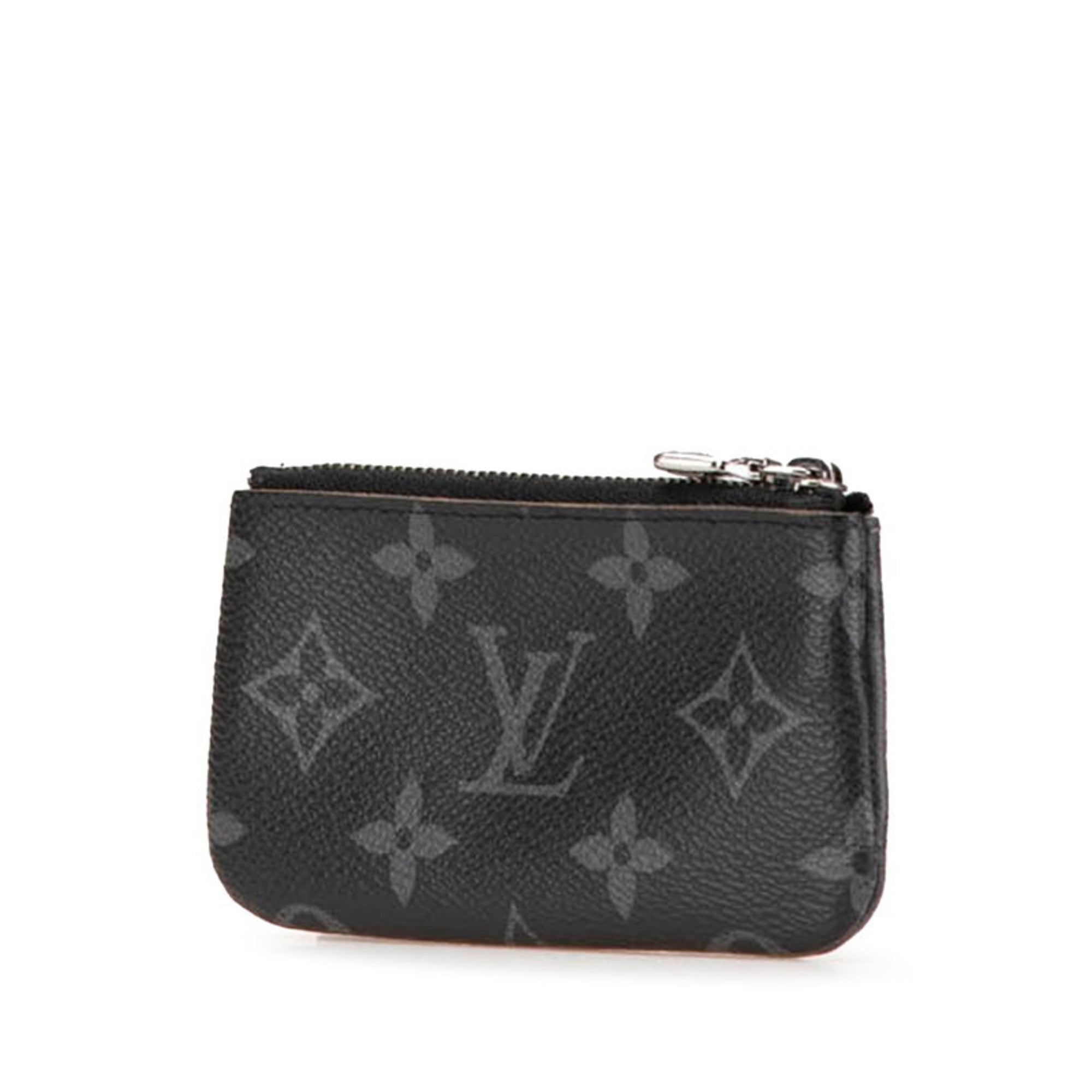 Louis Vuitton Black Gray Pvc Pochette (Pre-Owned)