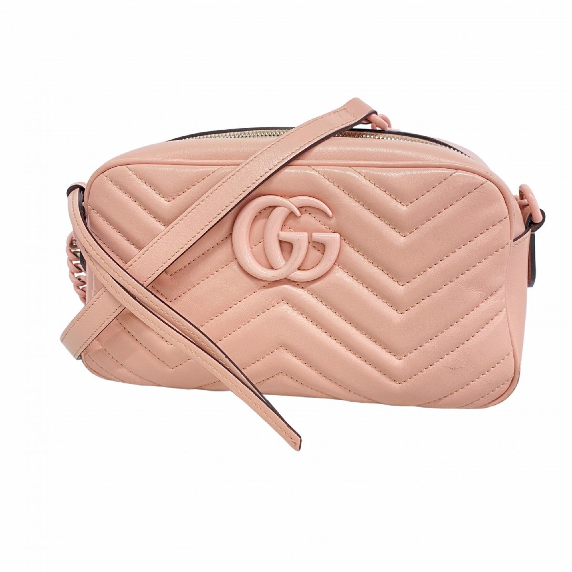 GG Marmont Shoulder Bag Matelasse Leather Small