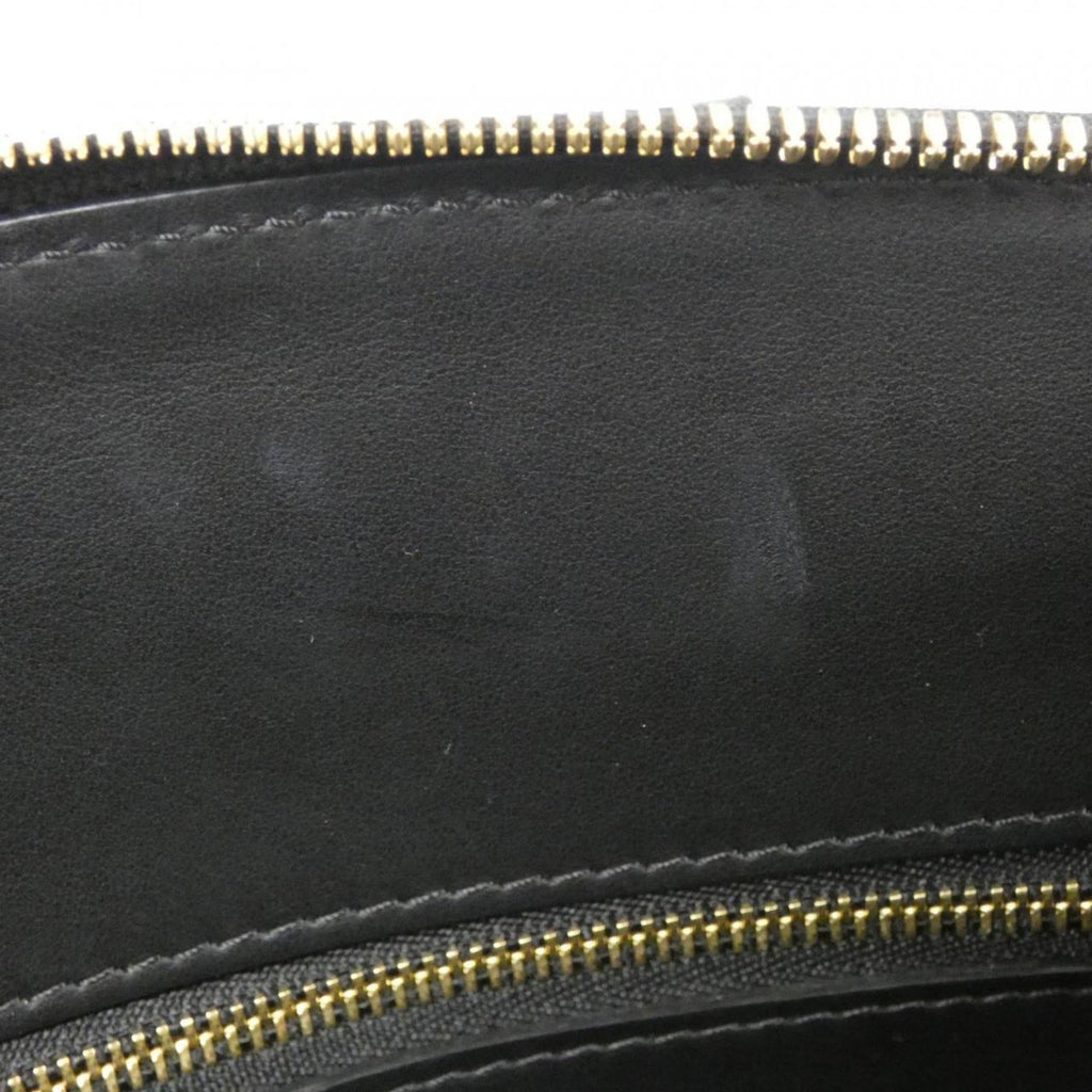 Louis Vuitton Black Leather Handbag (Pre-Owned)