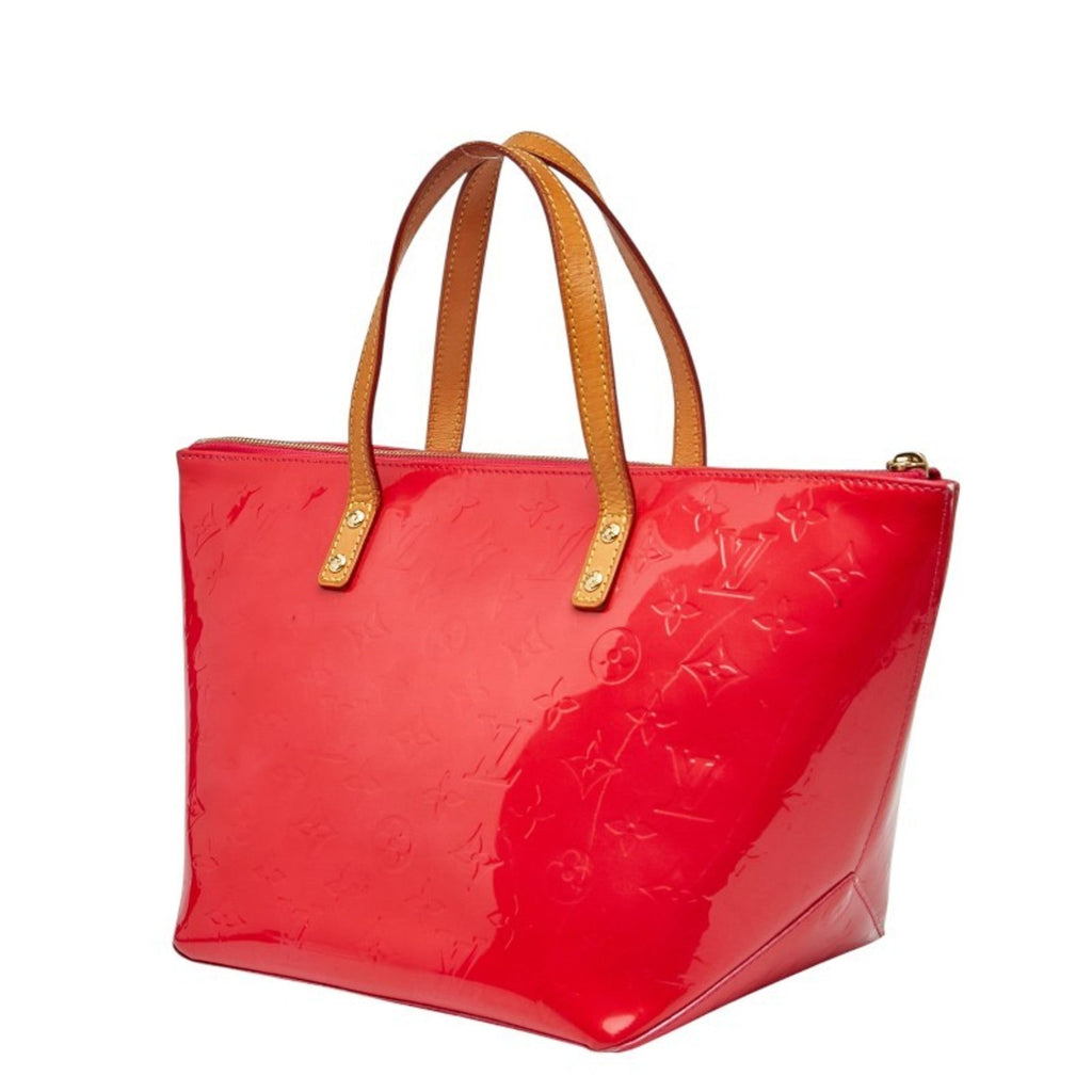 Louis Vuitton Monogram Vernis Rose Pop Patent Leather Handbag (Pre-Owned)