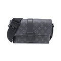 Louis Vuitton Black Coated Canvas Shoulder Bag (Pre-Owned)