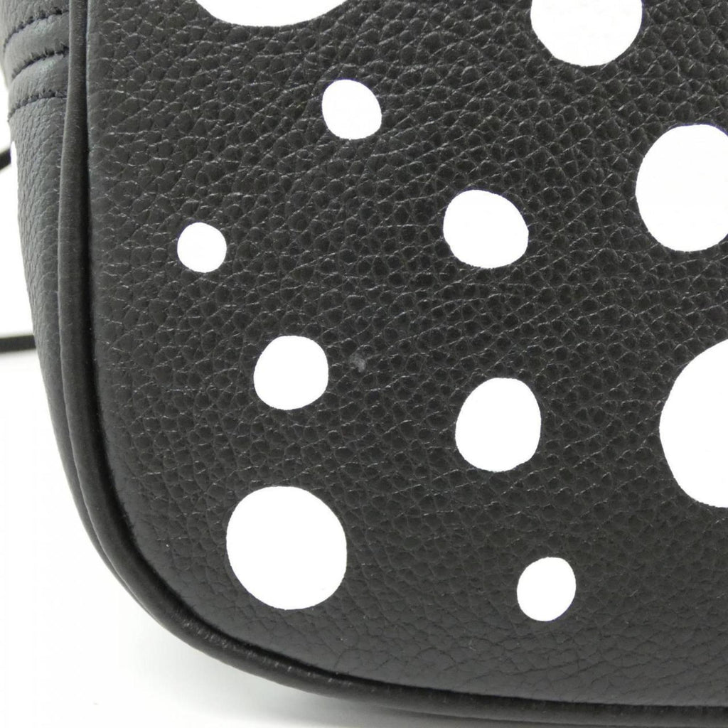 Louis Vuitton Black Leather Handbag (Pre-Owned)