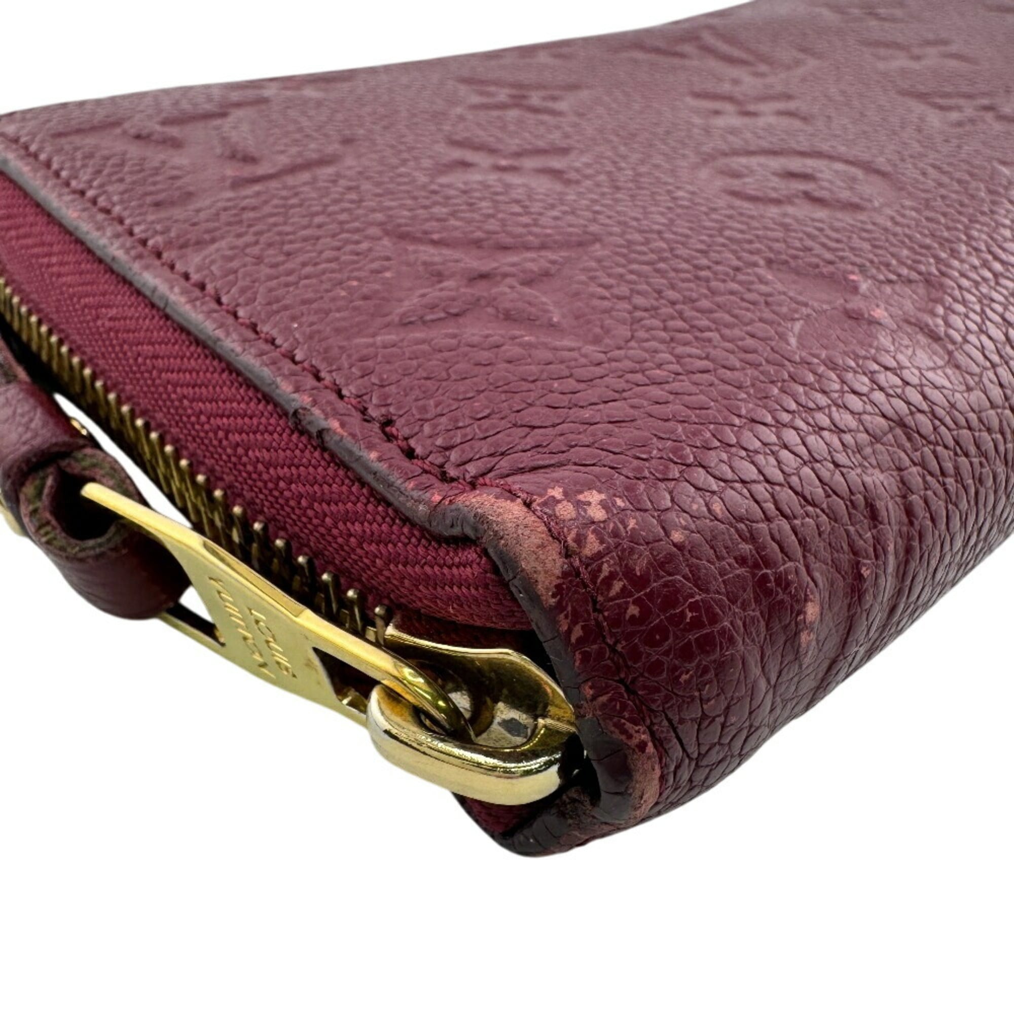 Louis Vuitton Aurore Leather Long Wallet (Bi-Fold) (Pre-Owned)