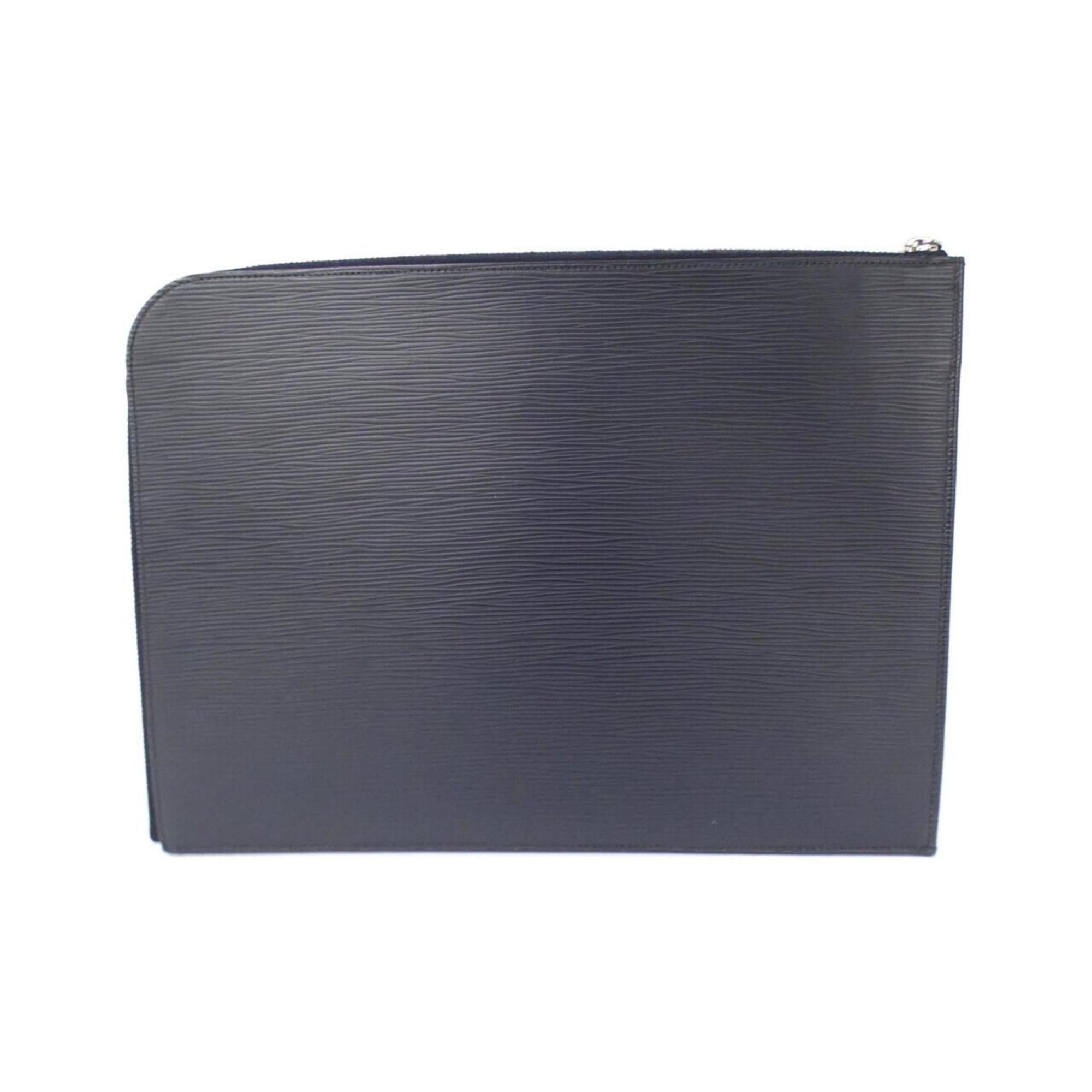 Louis Vuitton Blue Marine Leather Clutch Bag Pochette (Pre-Owned)