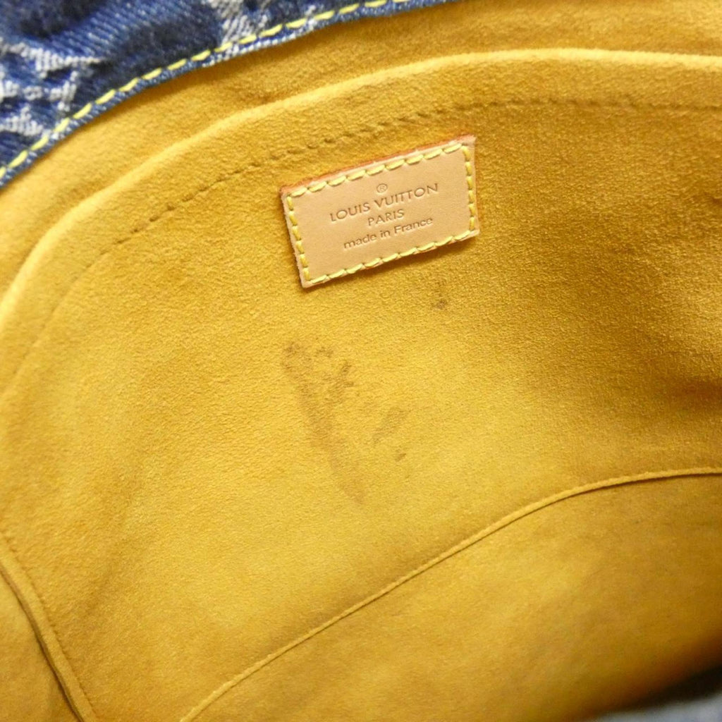Louis Vuitton Blue Denim Handbag (Pre-Owned)