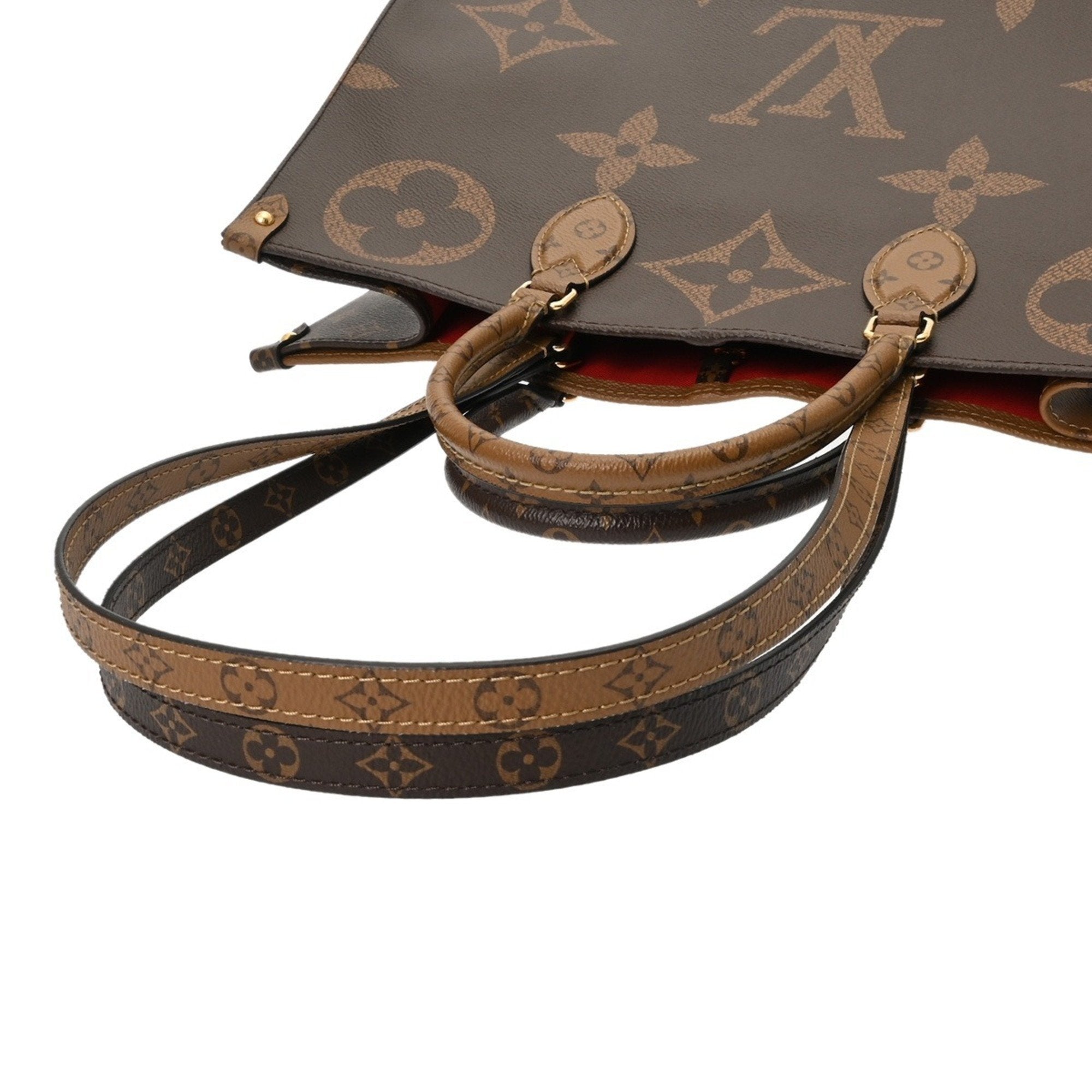 Louis Vuitton Brown Monogram Canvas Handbag (Pre-Owned)