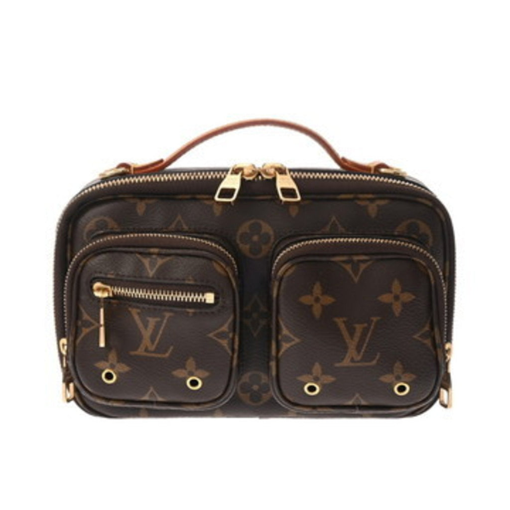 Louis Vuitton Brown Monogram Canvas Shoulder Bag (Pre-Owned)