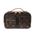 Louis Vuitton Brown Monogram Canvas Shoulder Bag (Pre-Owned)