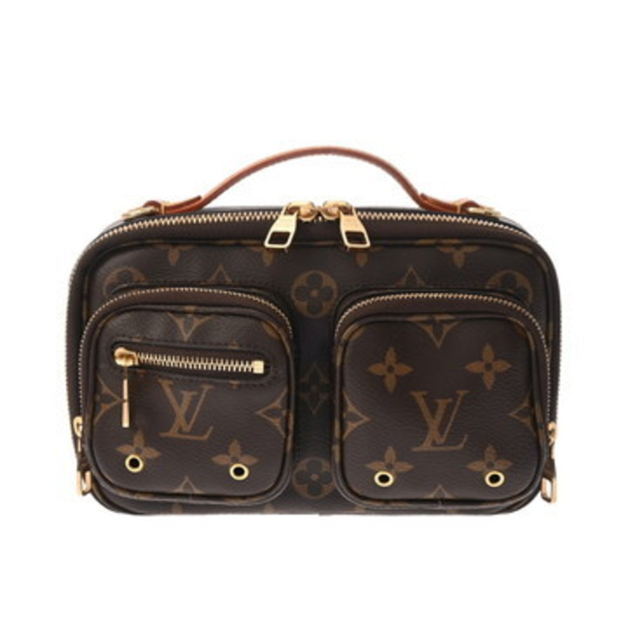 Louis Vuitton Brown Monogram Canvas Shoulder Bag (Pre-Owned)
