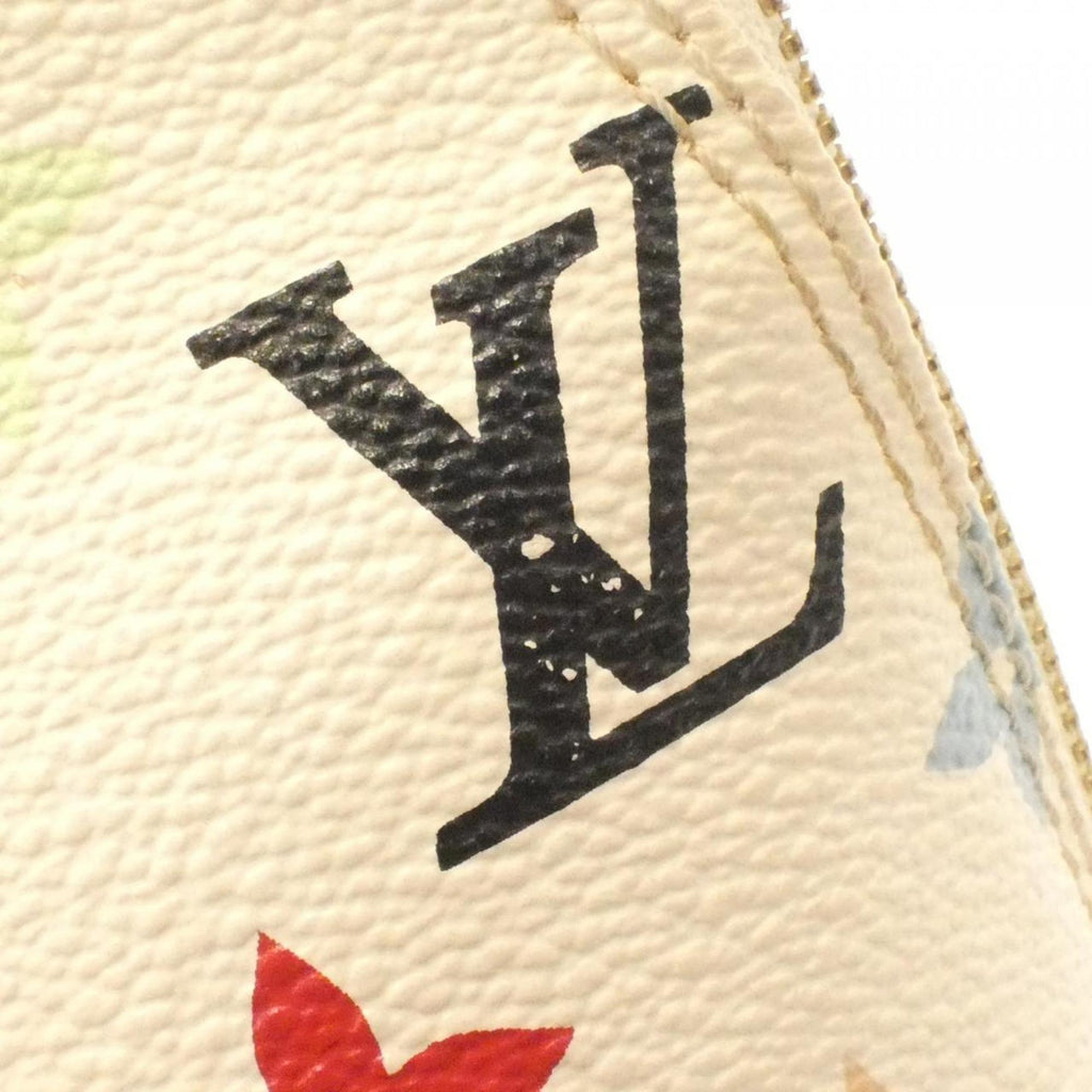 Louis Vuitton White Coated Canvas Handbag (Pre-Owned)