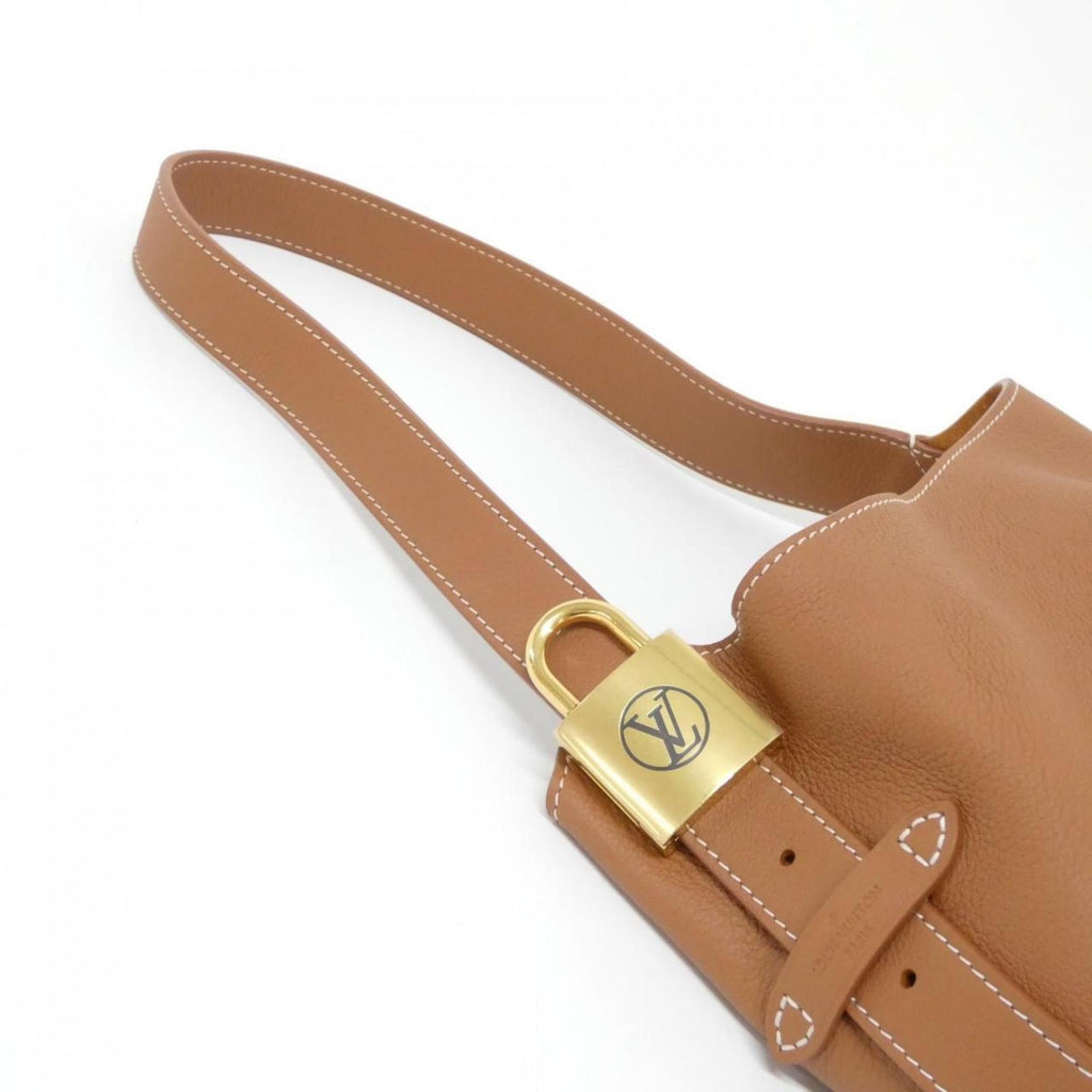 Louis Vuitton Cognac Leather Shoulder Bag (Pre-Owned)