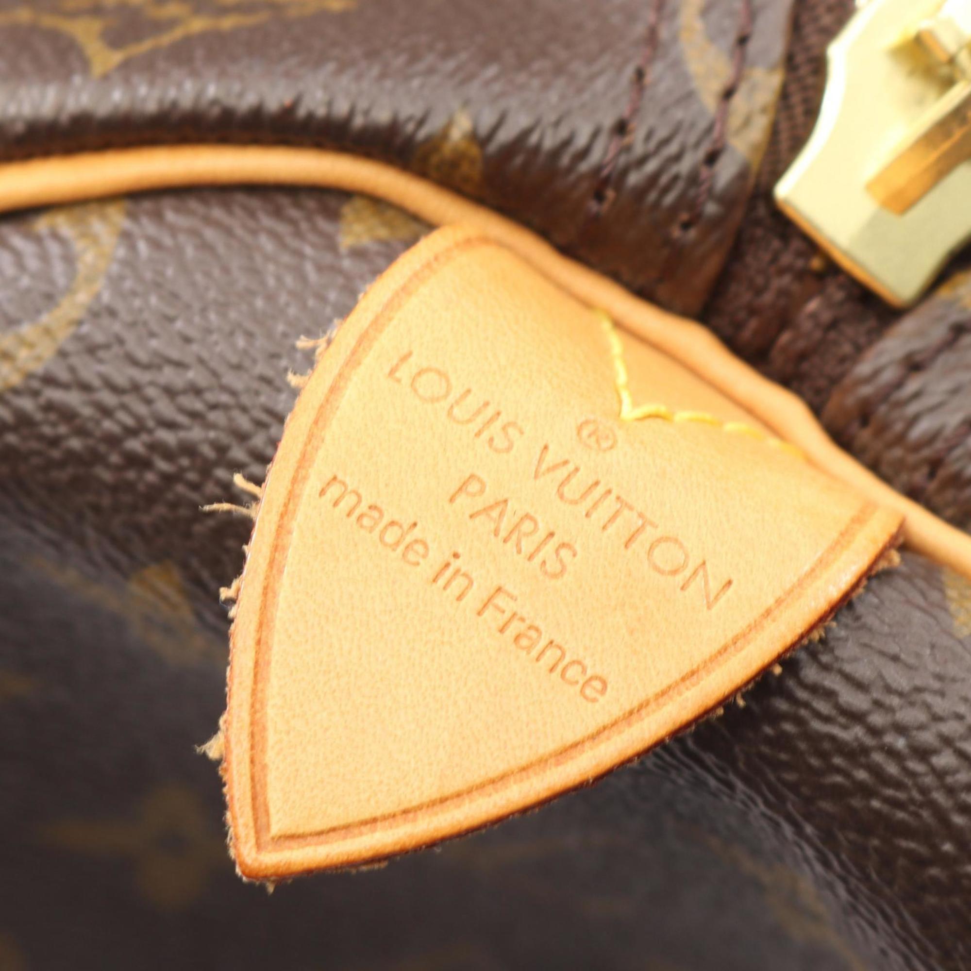 Louis Vuitton Brown Monogram Coated Canvas Boston Bag (Pre-Owned)