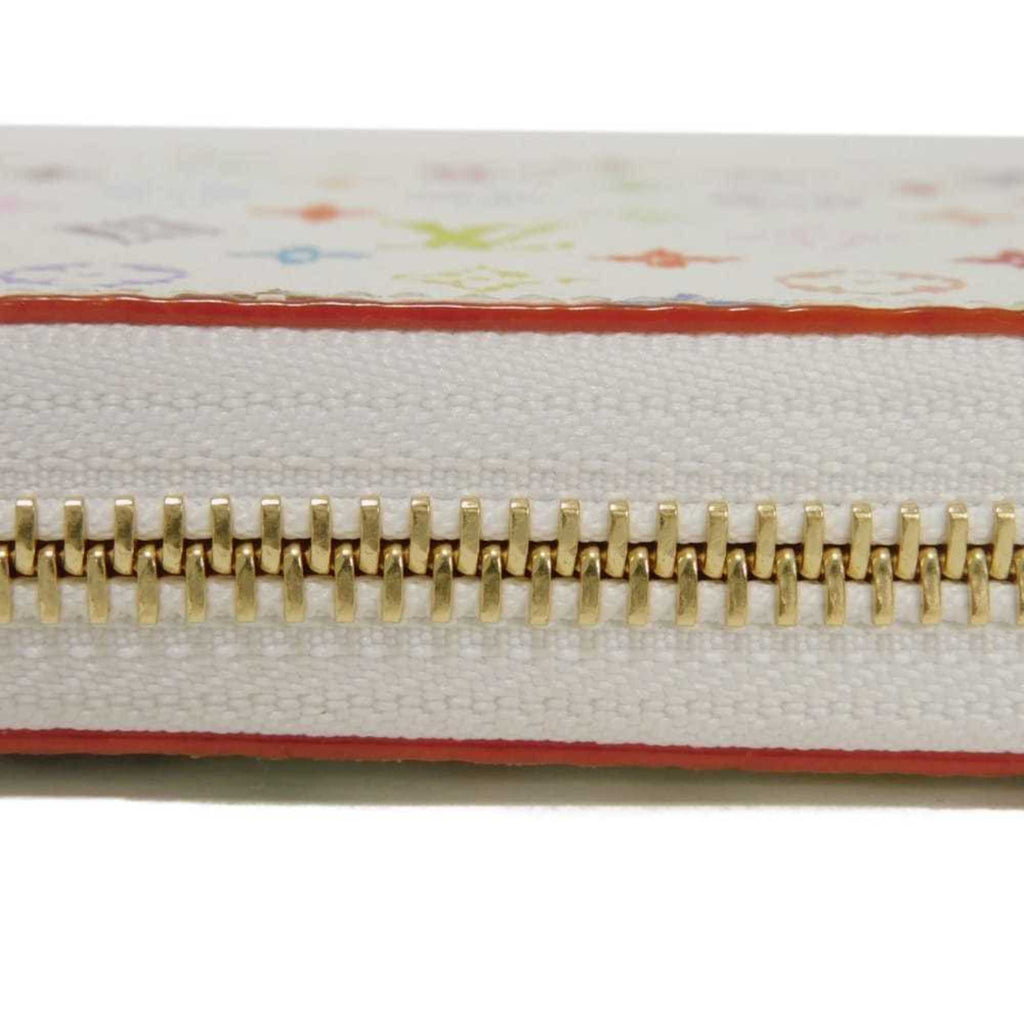Louis Vuitton Monogram Multi-Color Pink White Monogram Multicolore Canvas Leather Long Wallet (Bi-Fold) (Pre-Owned)