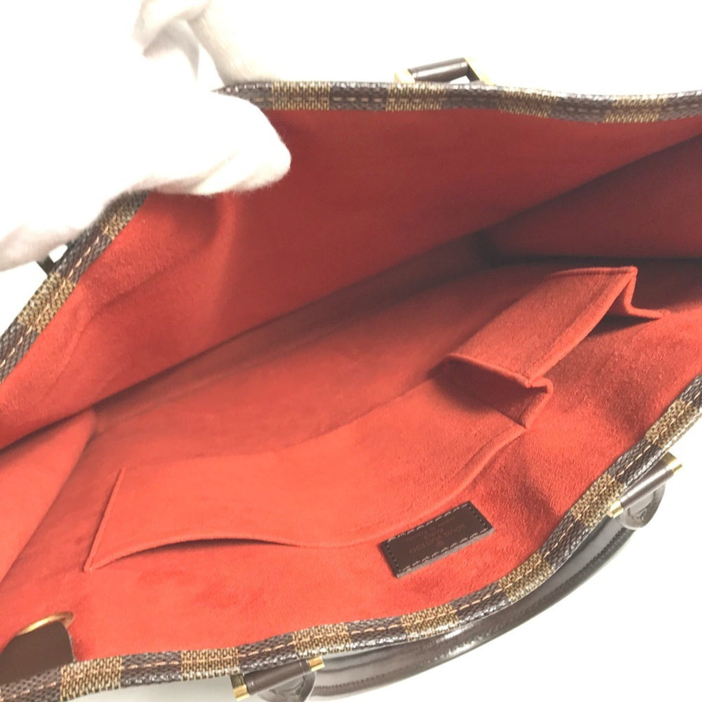 Louis Vuitton Brown Damier Canvas Ebene Damier Canvas Handbag Tote Bag (Pre-Owned)