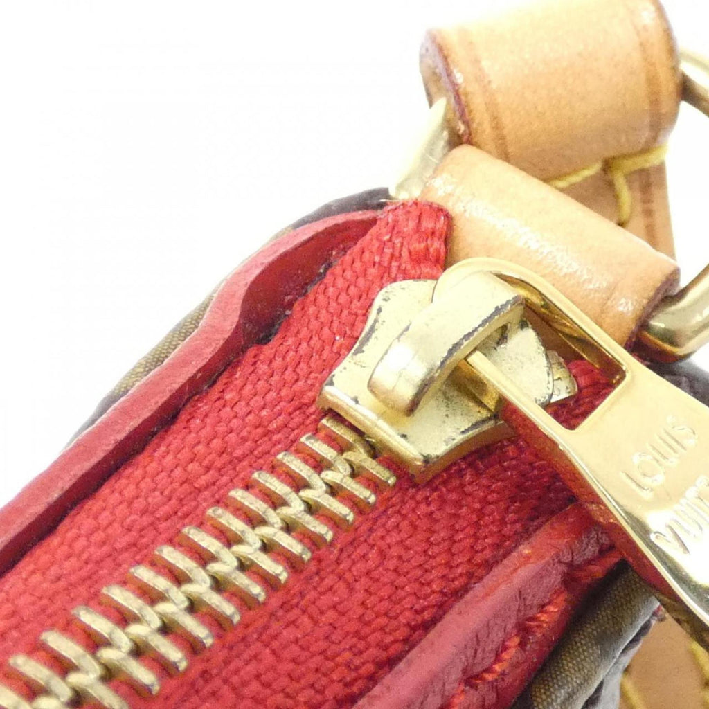 Louis Vuitton Cerise Marron Coated Canvas Leather Handbag (Pre-Owned)