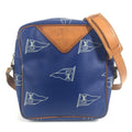 Louis Vuitton Louis Vuitton Cup Blue Leather Pochette Shoulder Bag (Pre-Owned)