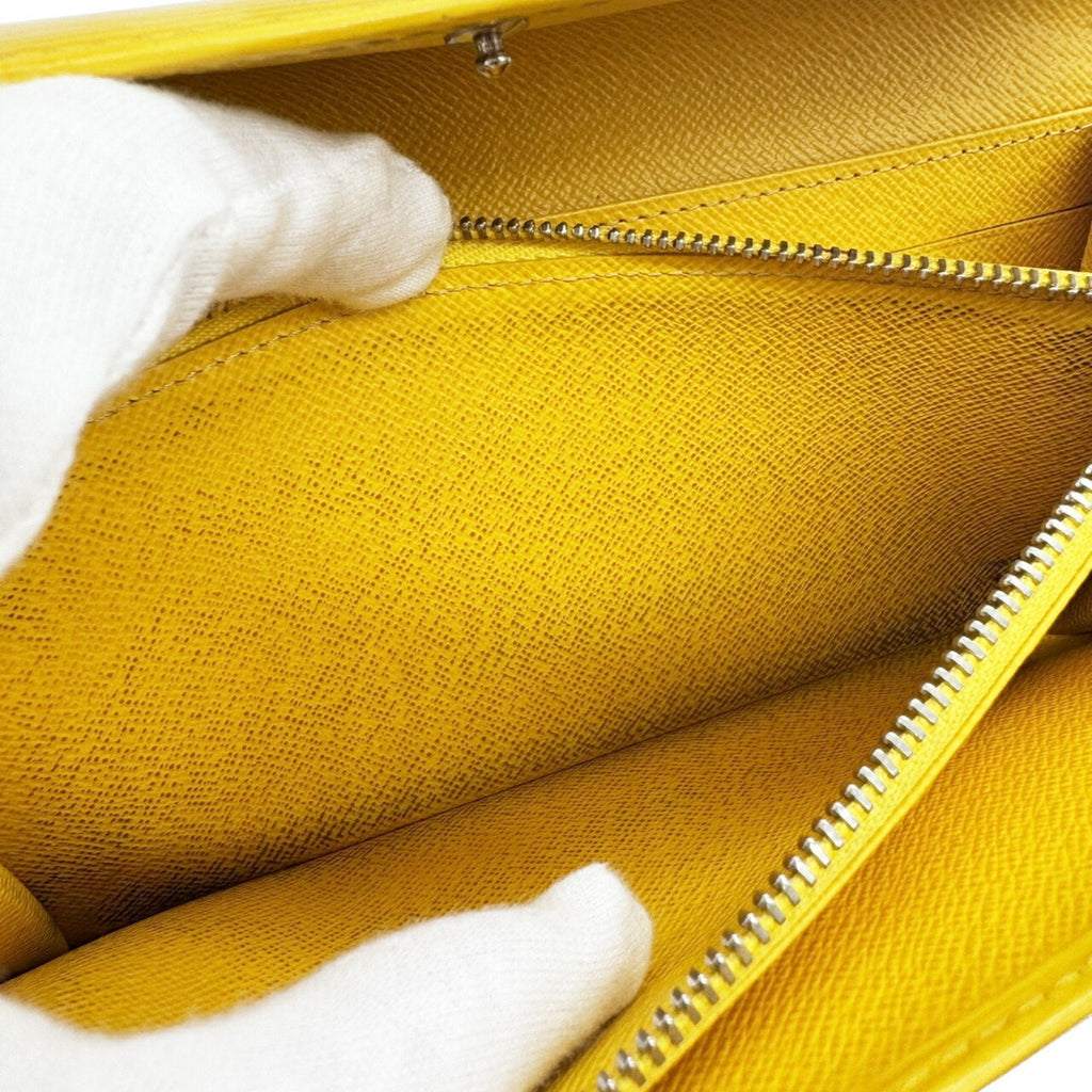 Louis Vuitton Yellow Epi Leather Long Wallet (Bi-Fold) (Pre-Owned)