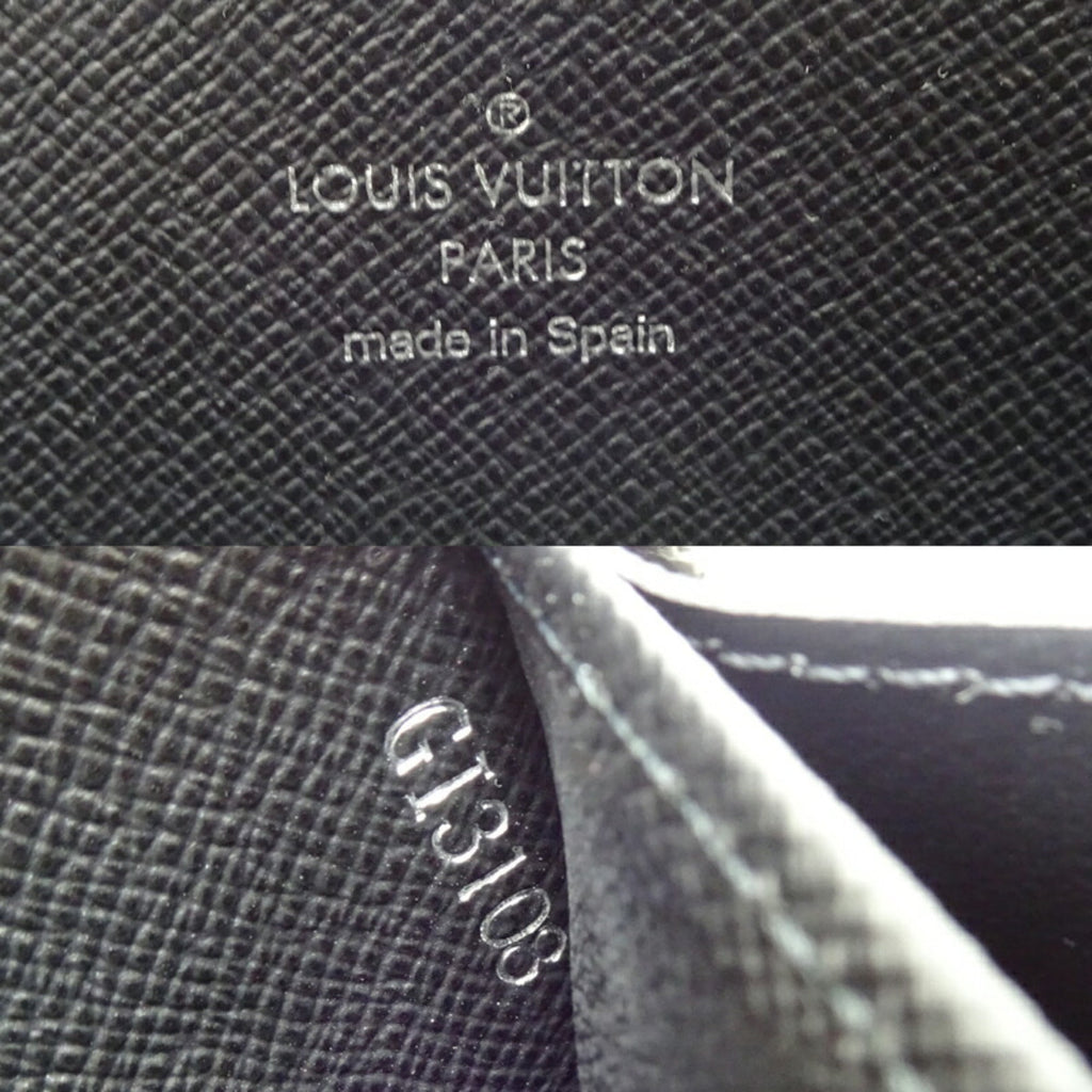 Louis Vuitton Epi Black Noir Epi Leather Long Wallet (Bi-Fold) (Pre-Owned)