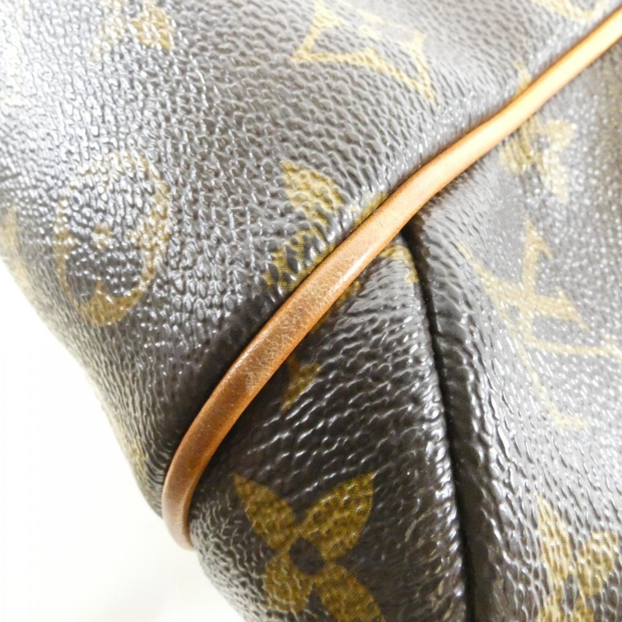 Louis Vuitton Marron Coated Canvas Handbag (Pre-Owned)