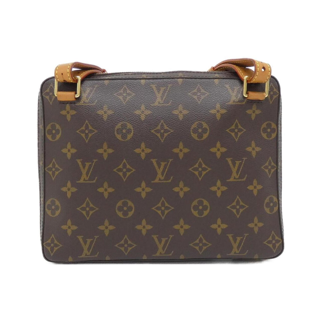 Louis Vuitton Marron Coated Canvas Shoulder Bag (Pre-Owned)