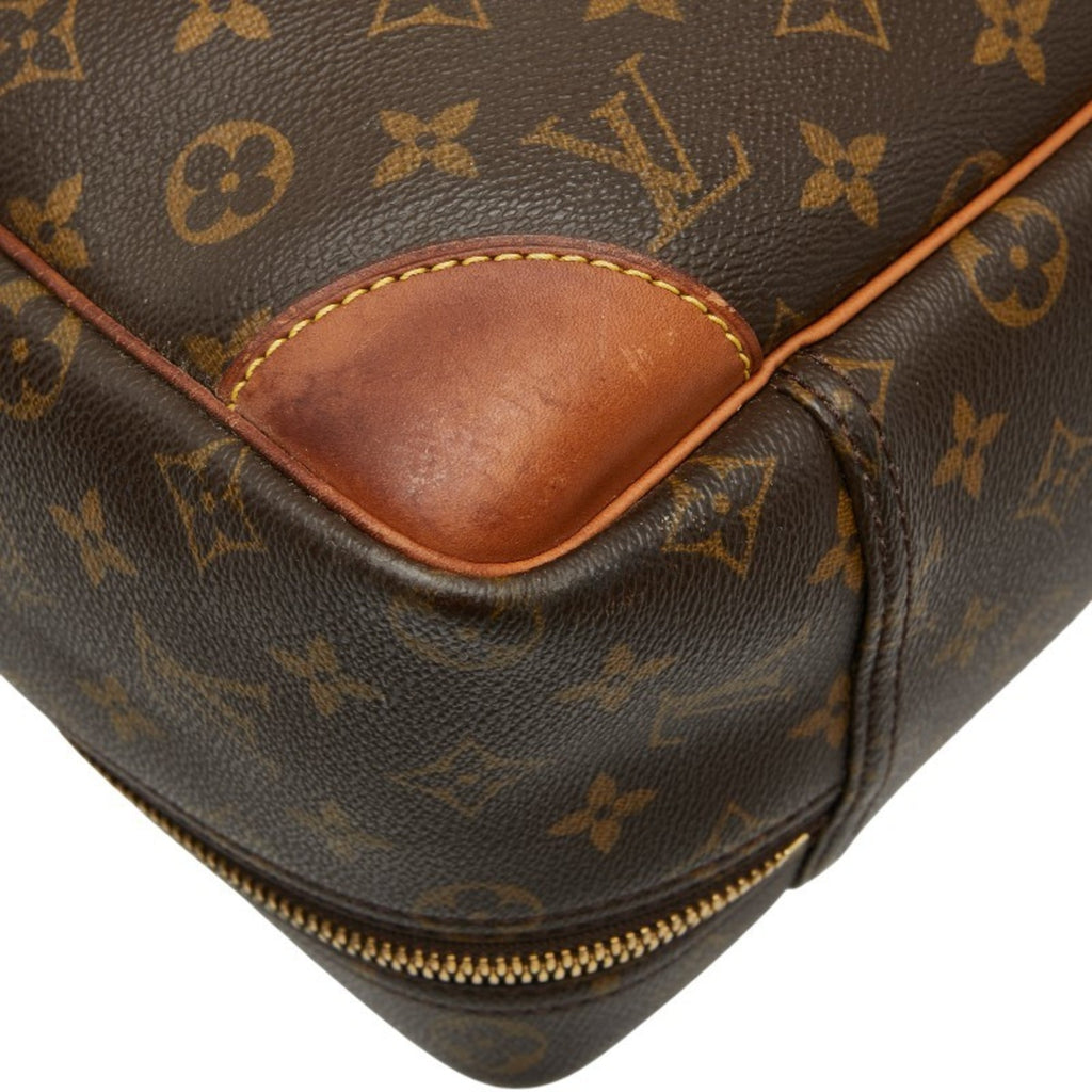 Louis Vuitton Brown Pvc Leather Boston Bag Briefcase (Pre-Owned)