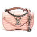 Louis Vuitton Pink Leather Handbag Shoulder Bag (Pre-Owned)
