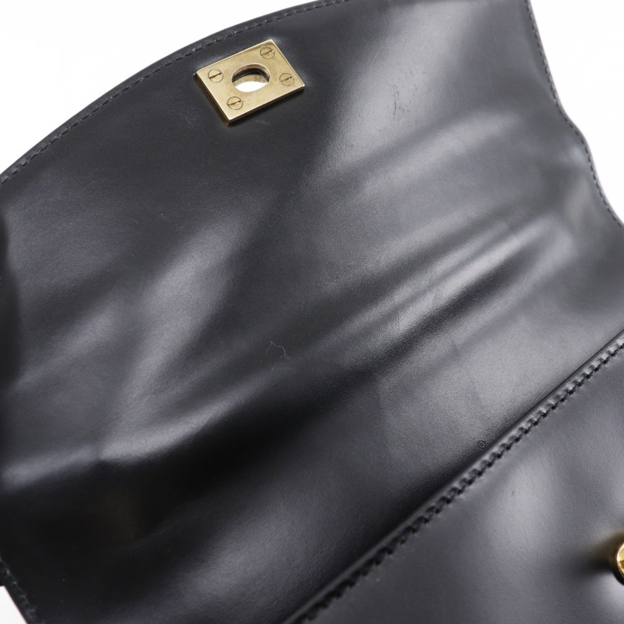 Louis Vuitton Epi Black Noir Epi Leather Shoulder Bag (Pre-Owned)