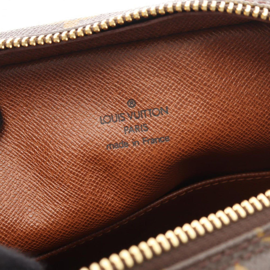 Louis Vuitton Brown Coated Canvas Leather Shoulder Bag (Pre-Owned)