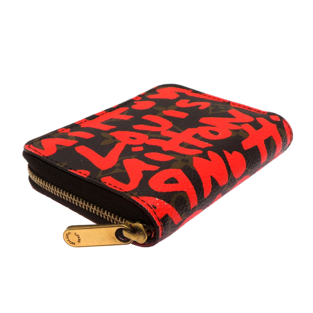 Louis Vuitton Monogram Graffiti Orange Monogram Graffiti Coin Purse/Coin Case (Pre-Owned)