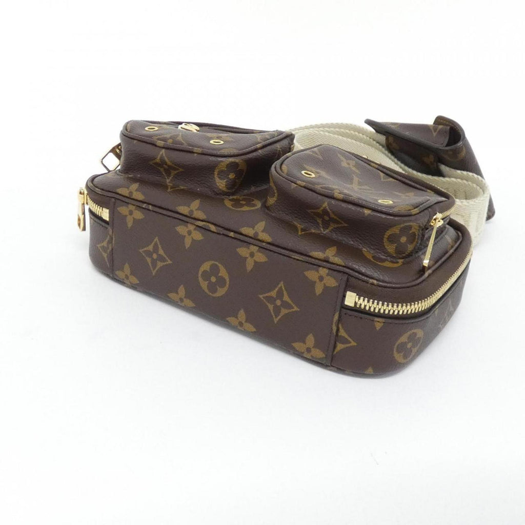 Louis Vuitton Marron Coated Canvas Shoulder Bag (Pre-Owned)