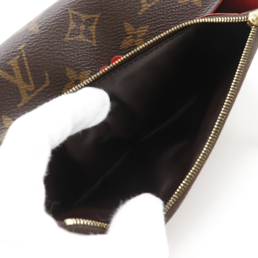 Louis Vuitton Monogram Brown Galle Monogram Monogram Coin Purse/Coin Case (Pre-Owned)