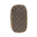Louis Vuitton Monogram Marron Coated Canvas Pochette Shoulder Bag (Pre-Owned)