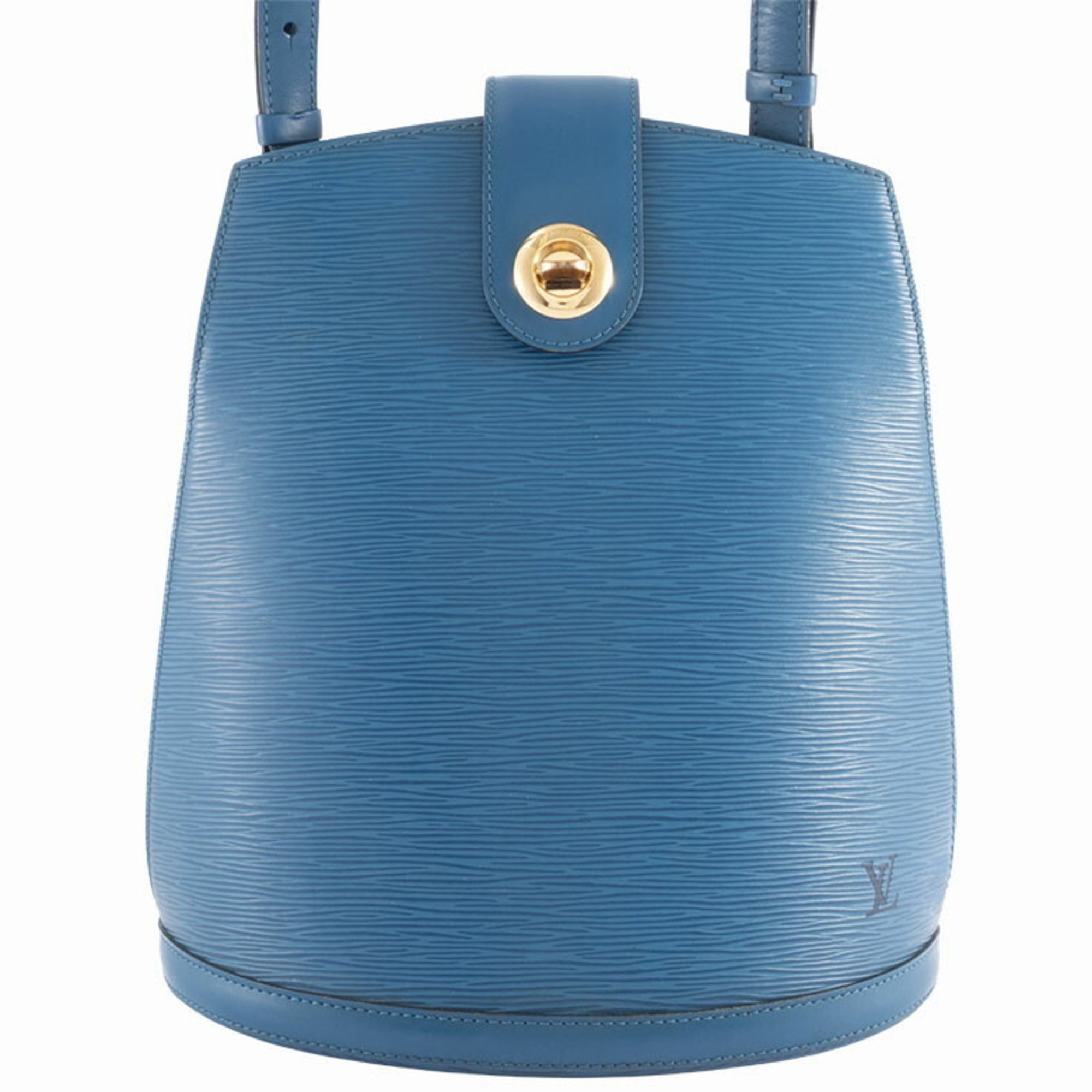 Louis Vuitton Epi Toledo Blue Epi Leather Shoulder Bag (Pre-Owned)