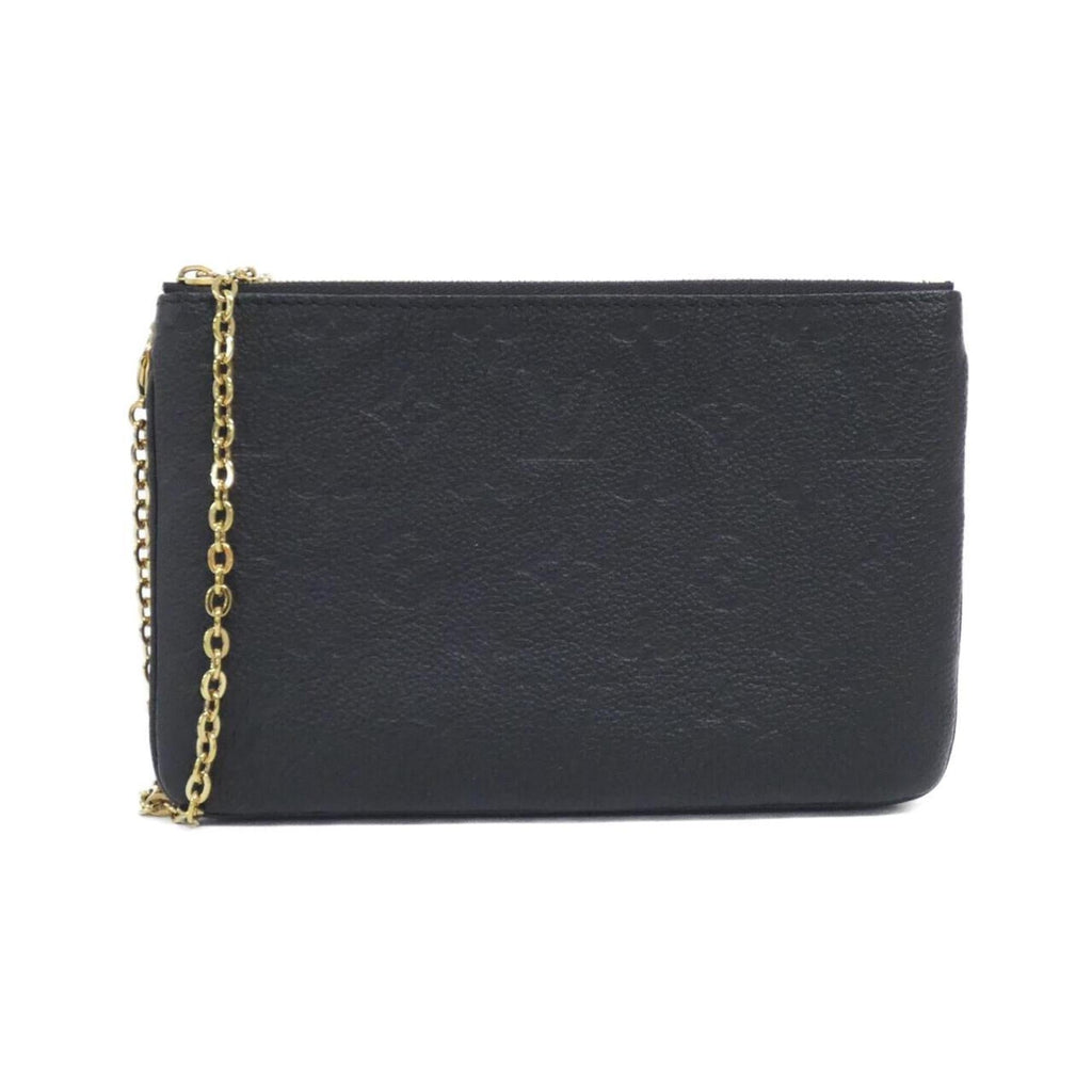 Louis Vuitton Black Leather Pochette Shoulder Bag (Pre-Owned)