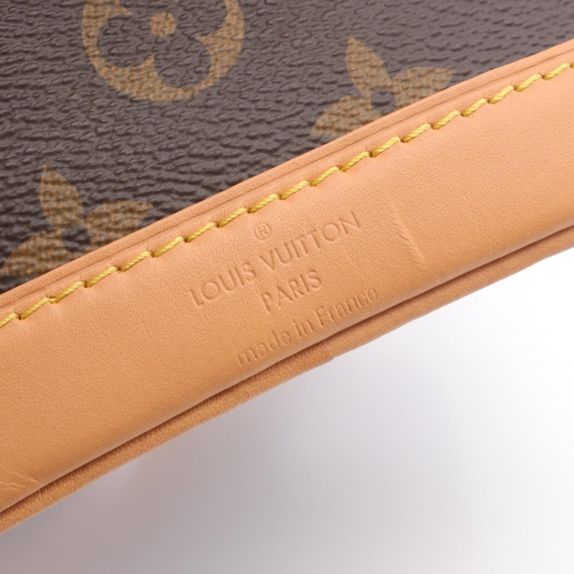 Louis Vuitton Brown Coated Canvas Leather Handbag (Pre-Owned)