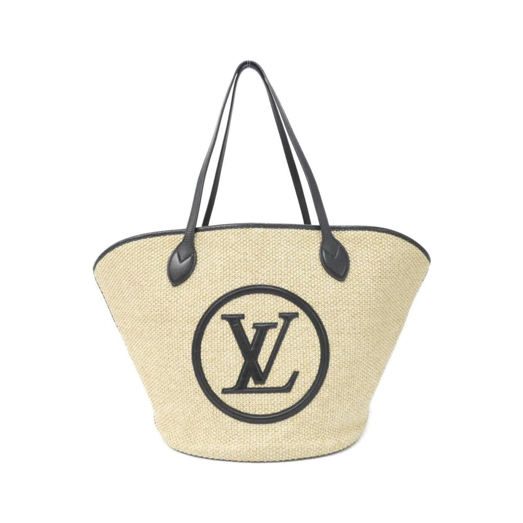 Louis Vuitton Black Raffia Handbag (Pre-Owned)