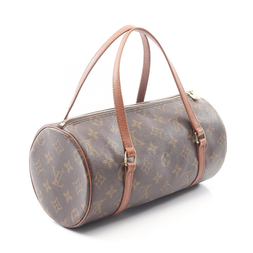 Louis Vuitton Brown Monogram Coated Canvas Leather Handbag (Pre-Owned)