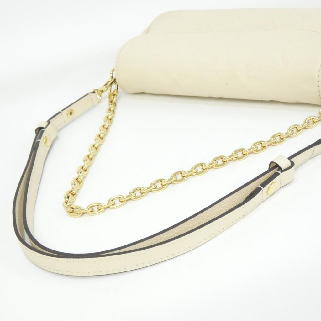 Louis Vuitton Cream Leather Shoulder Bag (Pre-Owned)