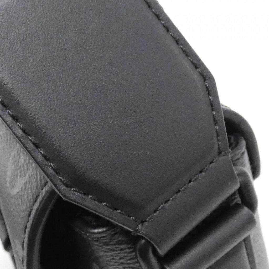 Louis Vuitton Black Coated Canvas Shoulder Bag (Pre-Owned)