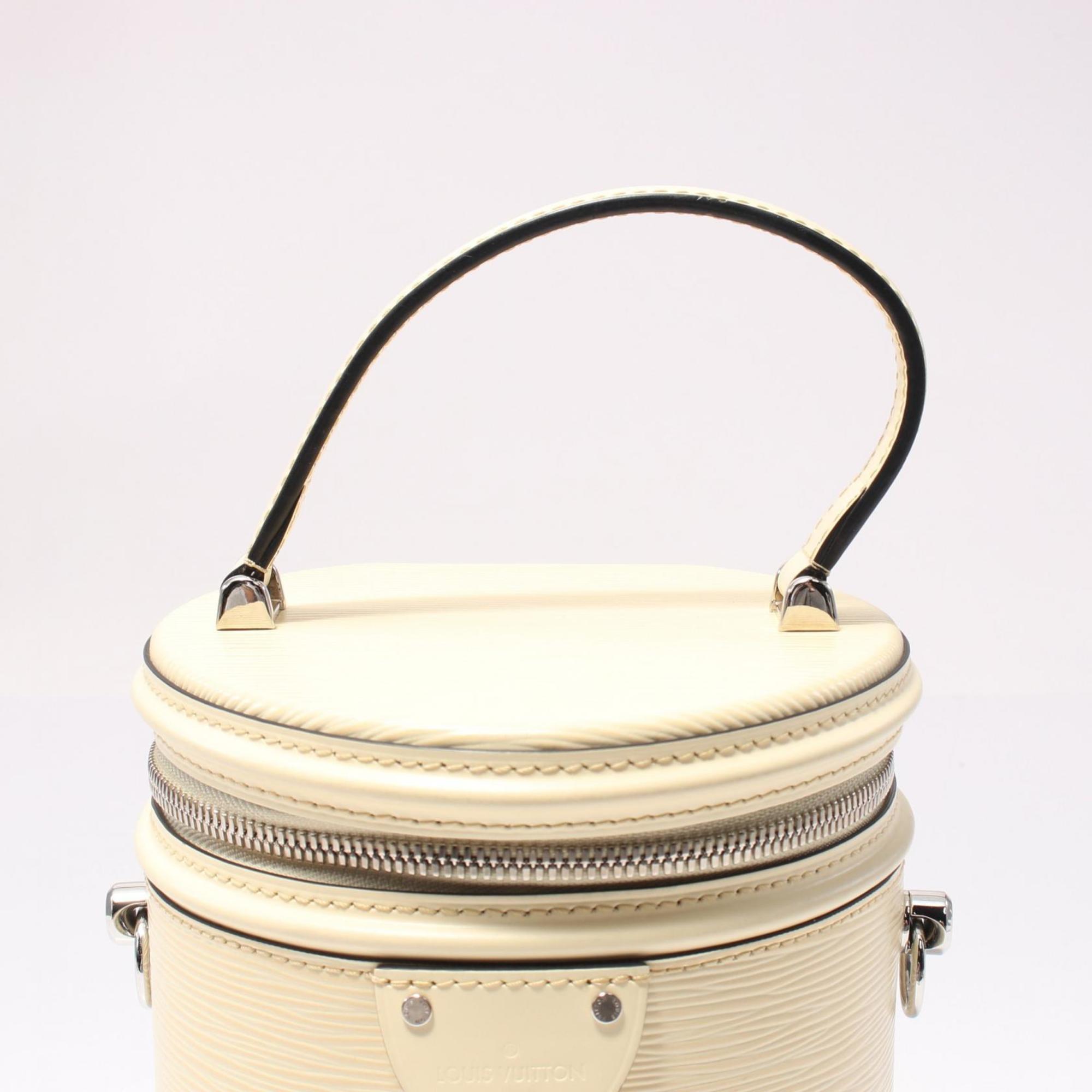 Louis Vuitton Yellow Epi Leather Handbag Vanity Bag (Pre-Owned)