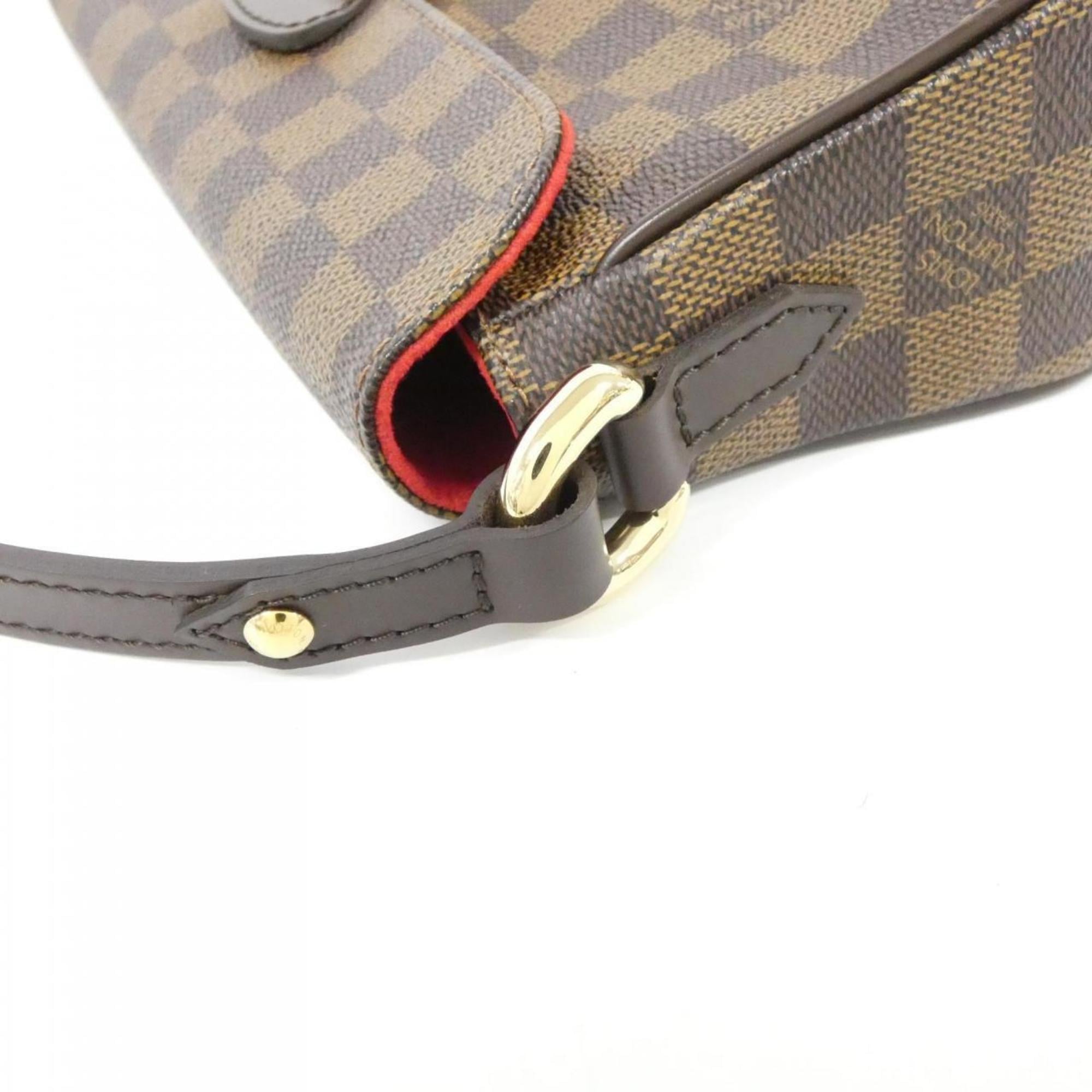 Louis Vuitton Damier Damier Canvas Ebene Damier Canvas Shoulder Bag (Pre-Owned)