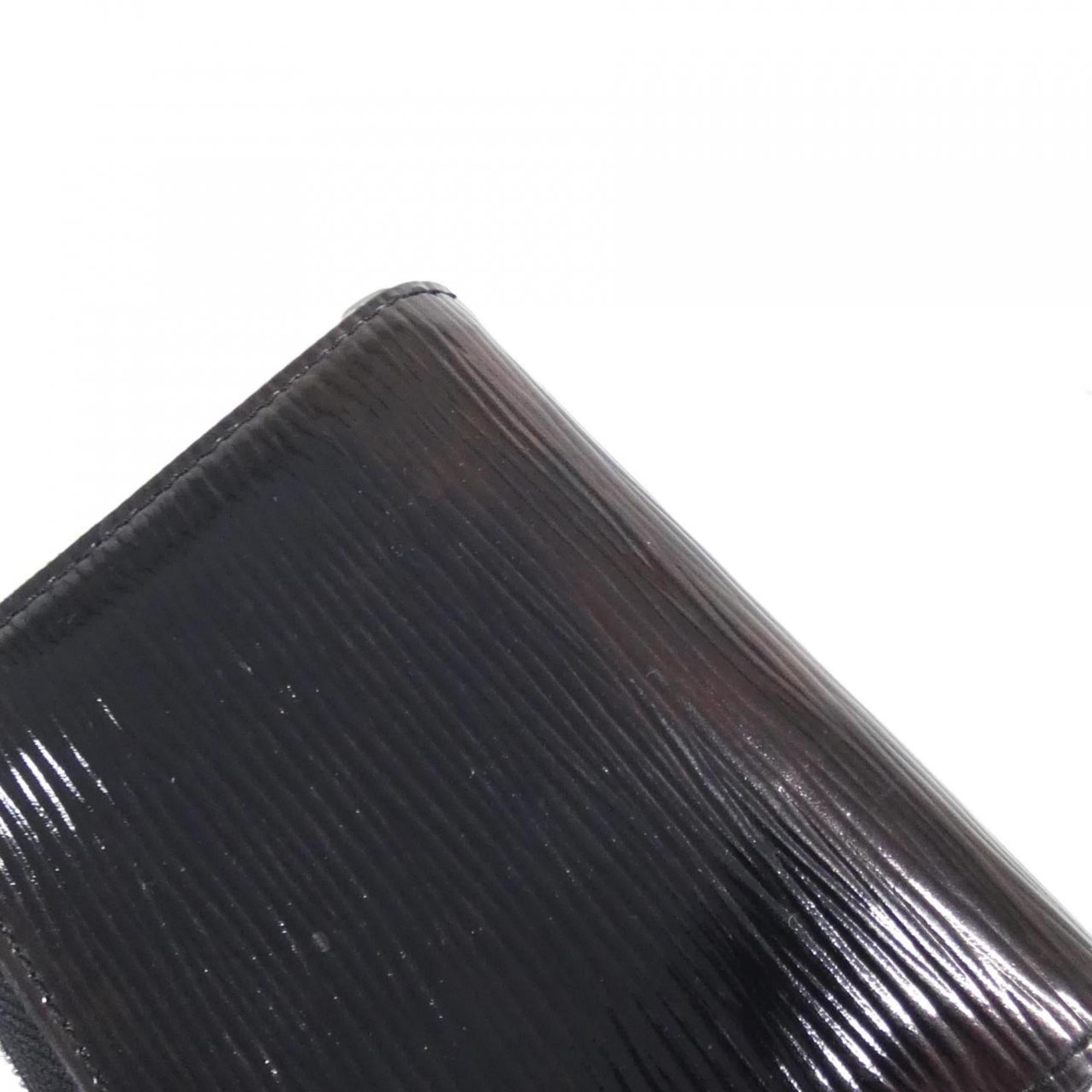Louis Vuitton Black Leather Coin Purse/Coin Case (Pre-Owned)