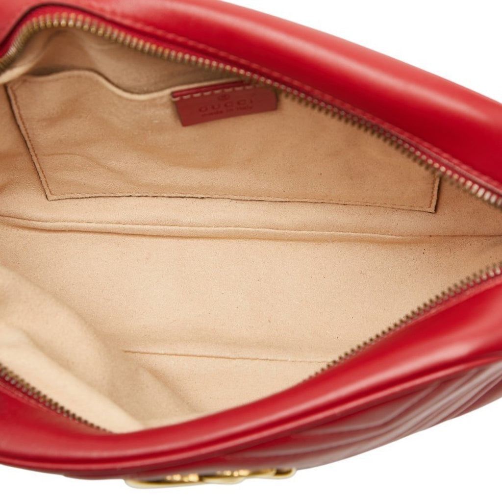 GG Marmont Shoulder Bag Matelasse Leather Small