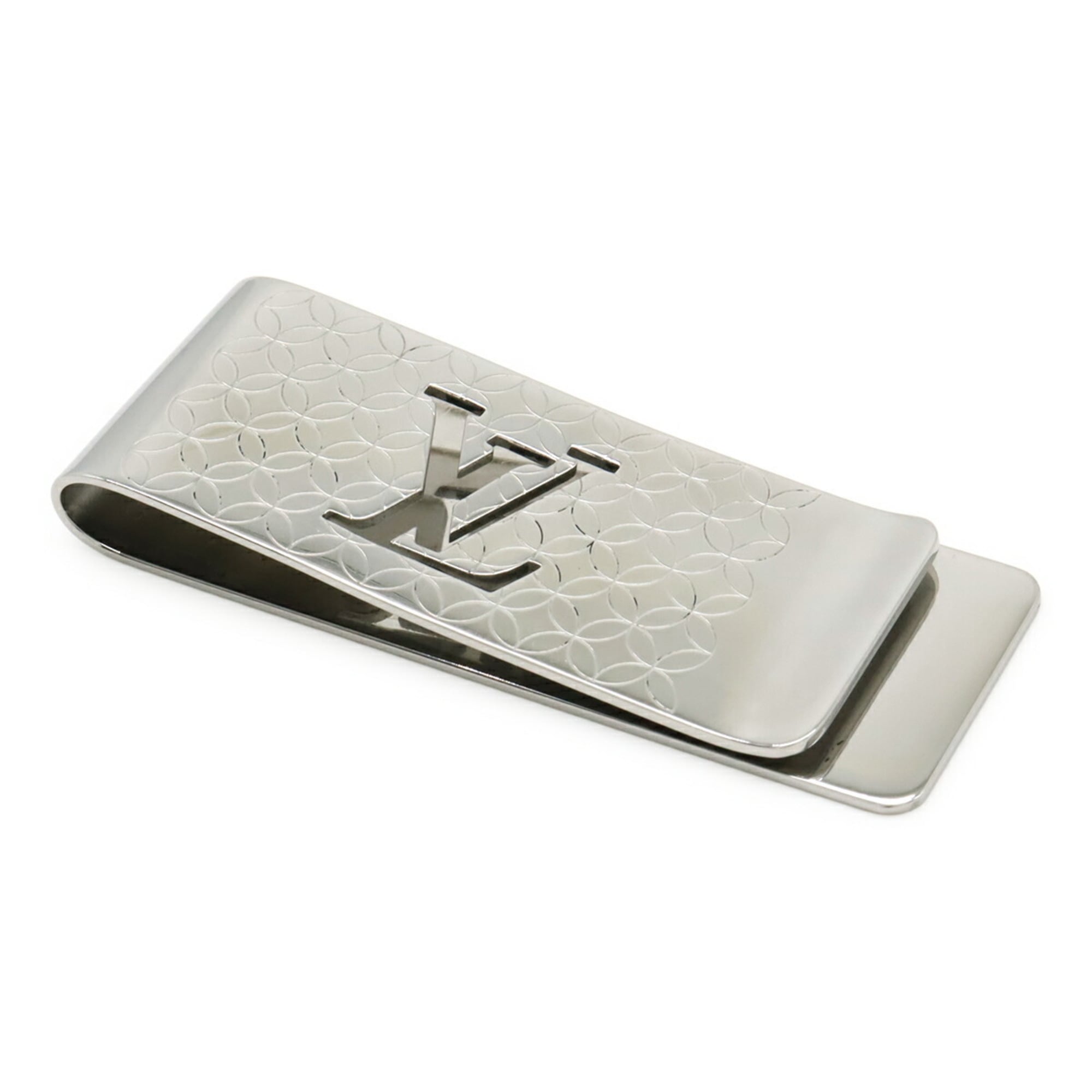 Louis Vuitton Silver Stainless Steel Money Clip (Pre-Owned)