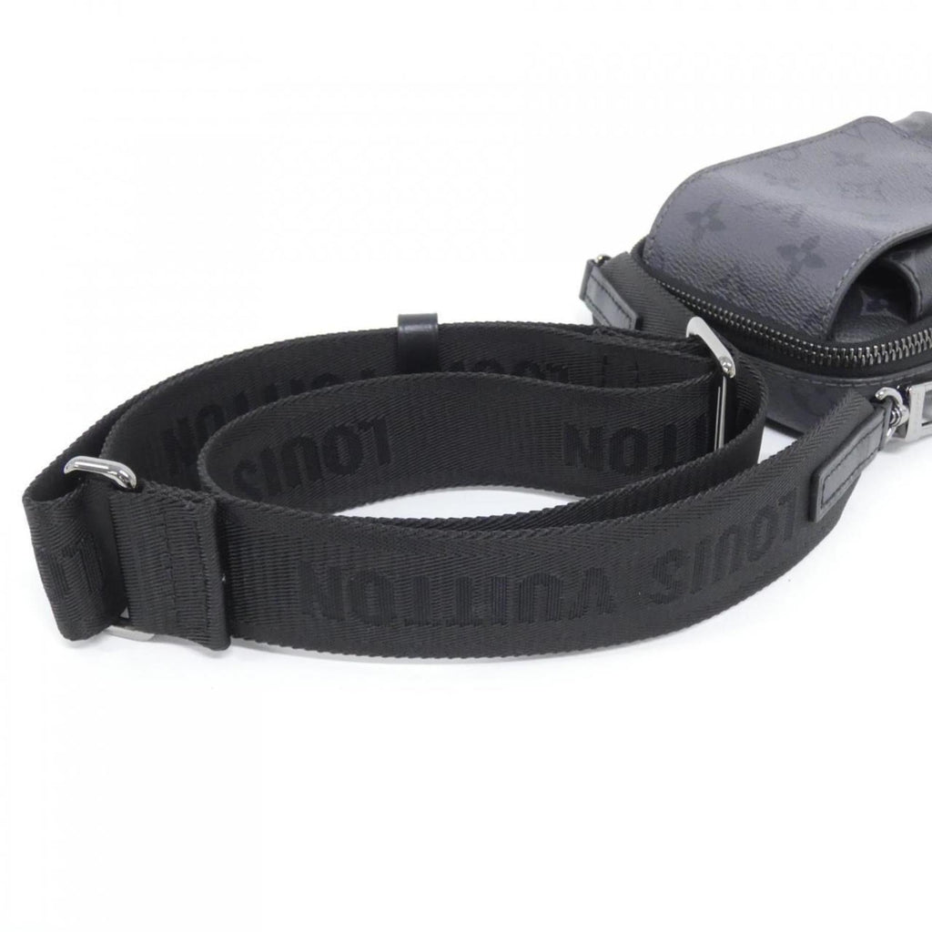 Louis Vuitton Black Coated Canvas Shoulder Bag (Pre-Owned)